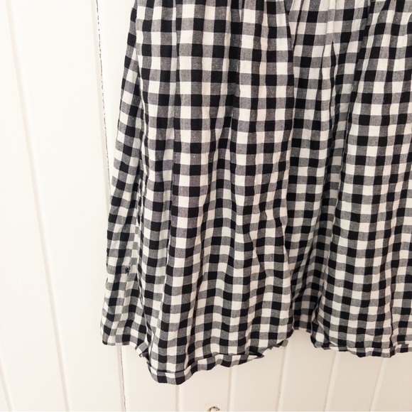 MADEWELL Linen-Blend Allie Mini Dress in Gingham
Check - Picture 9 of 10